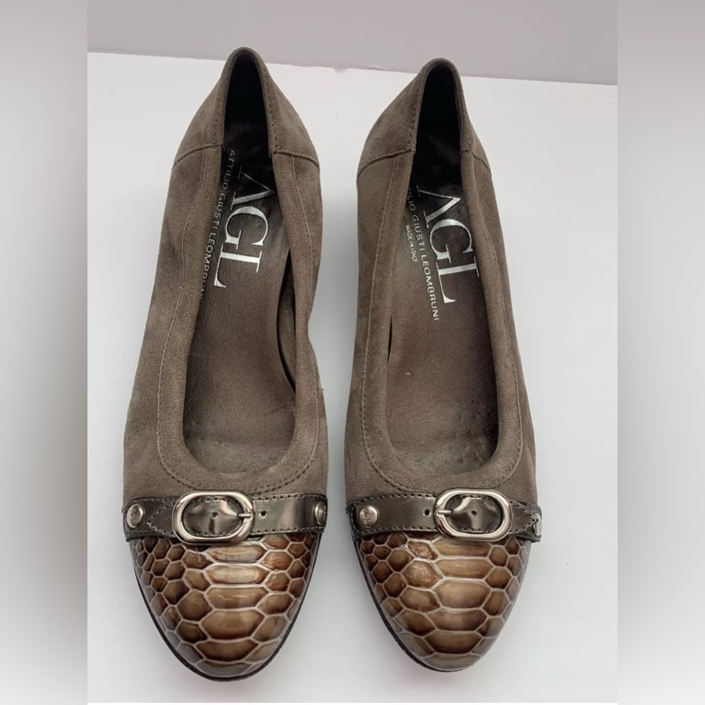 AGL Ballet Wedge Heels Size 8.5